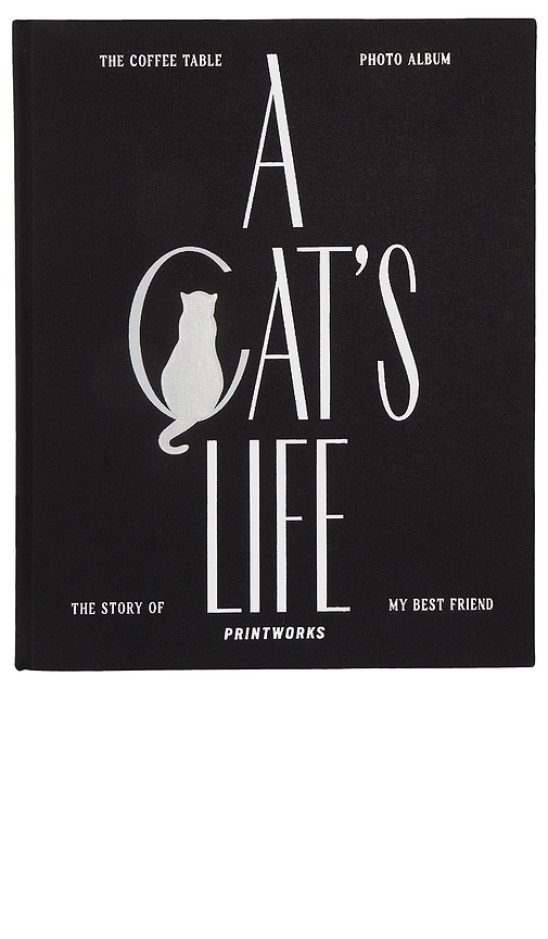 Printworks A Cat's Life Cat Album In Black & White