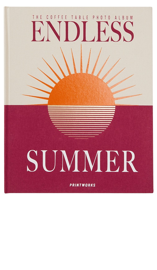 Printworks Endless Summer Maroon Photo Album In Maroon