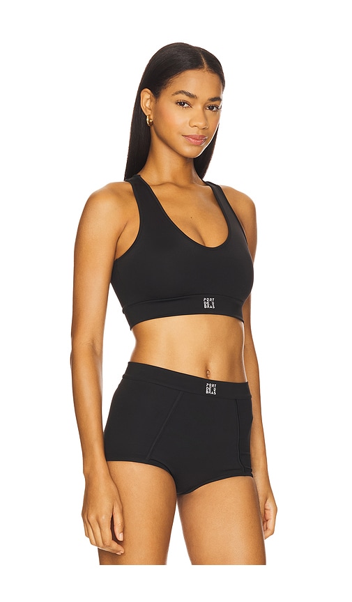 Port De Bras Emma Sports Bra In Black