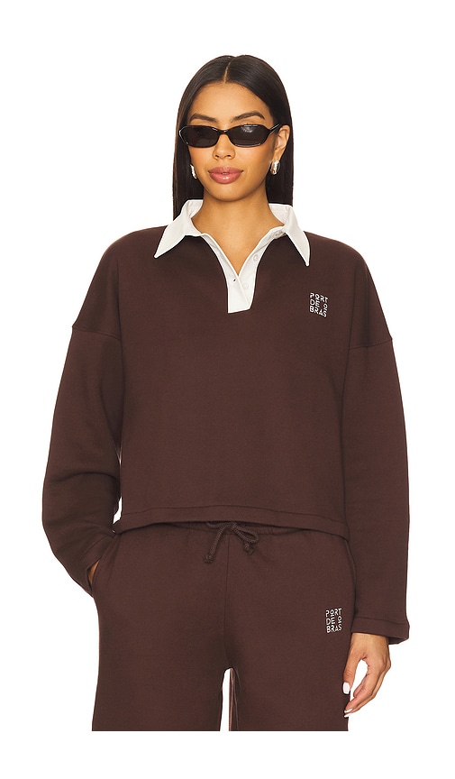 Port De Bras Sofia Sweater In Brown