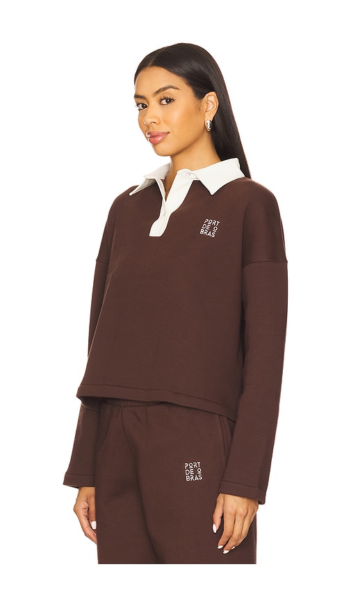 Port De Bras Sofia Sweater In Brown