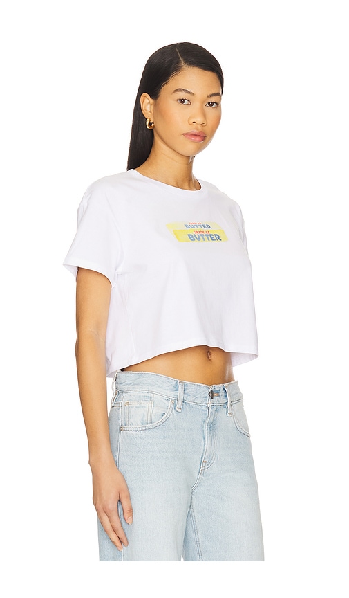 POLYCHROME GOODS BUTTER STICK CROP TOP 