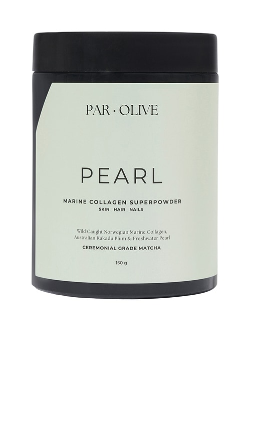 Pearl Marine Collagen Superpowder in Ceremonial Grade Matcha.