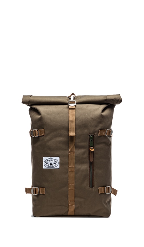 Poler rolltop outlet backpack olive