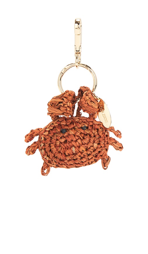 Bag Charms in Orange.