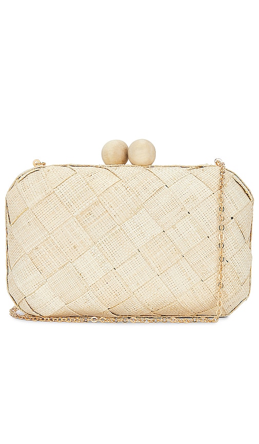 Poolside The Island Clutch in Sand