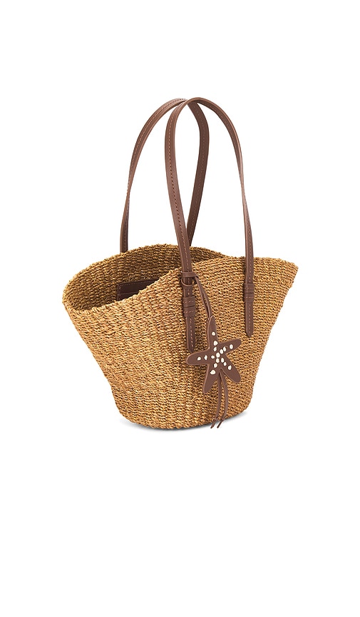  Poolside The East West Mini Tote Bag In Neutral. 