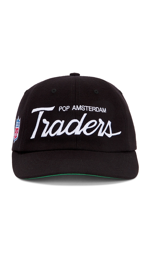 Pop Trading Company Traders Sixpanel Hat in Black | REVOLVE Pop Trading Company Traders Sixpanel Hat in Black | REVOLVE