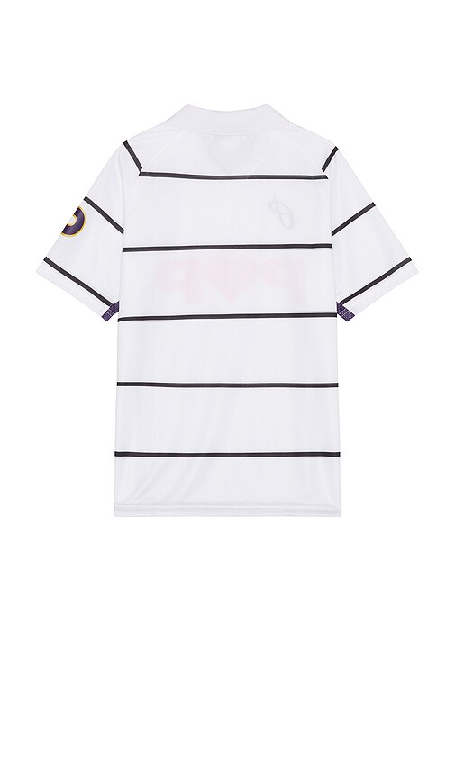 Shop Pop Trading Company Striped Sportif Shirt In White