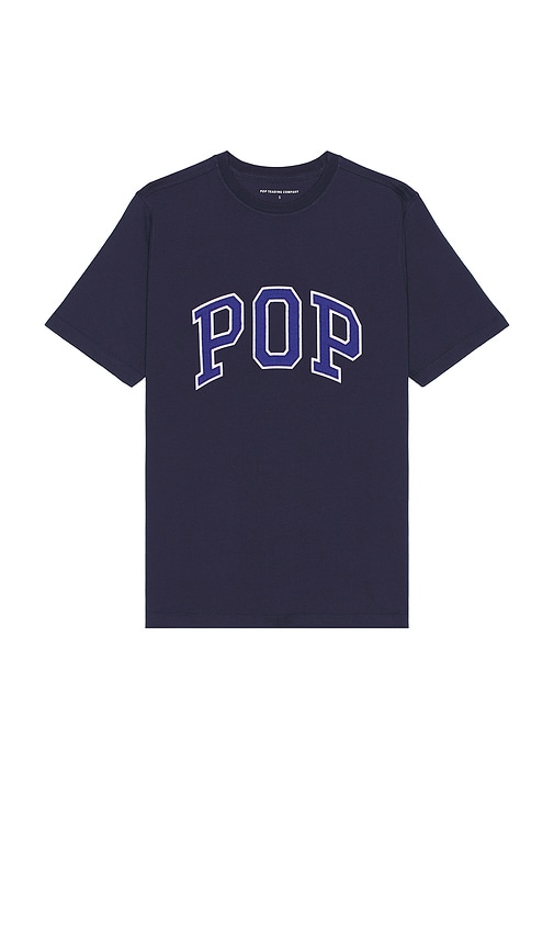 Pop Trading Company Arch T-shirt In Black