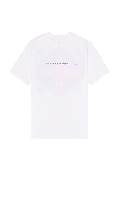 Shop Pop Trading Company X Martens T-shirt In White