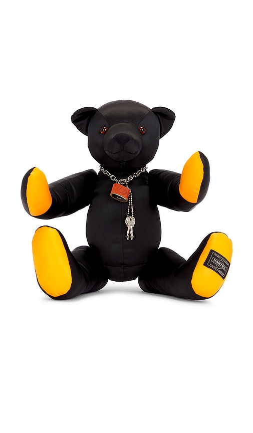 Porter-yoshida & Co Grizzly Bear With Original Padlock In Black