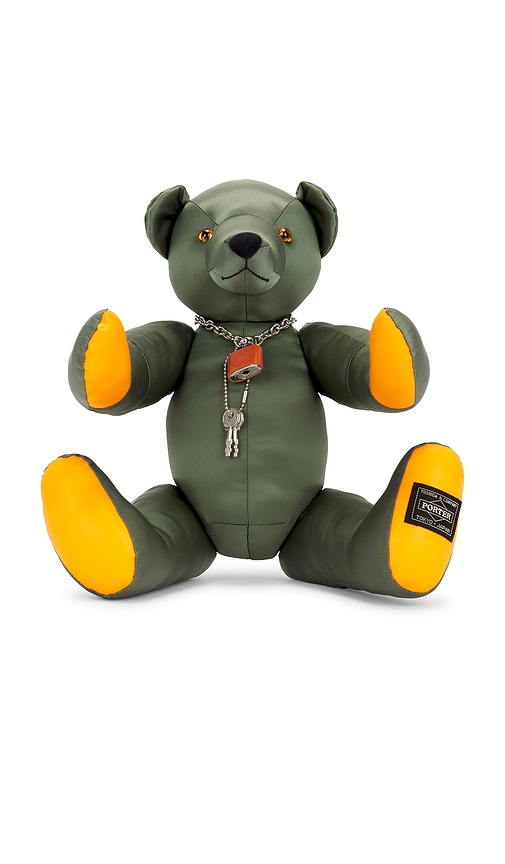 Porter-yoshida & Co Grizzly Bear With Original Padlock In Green