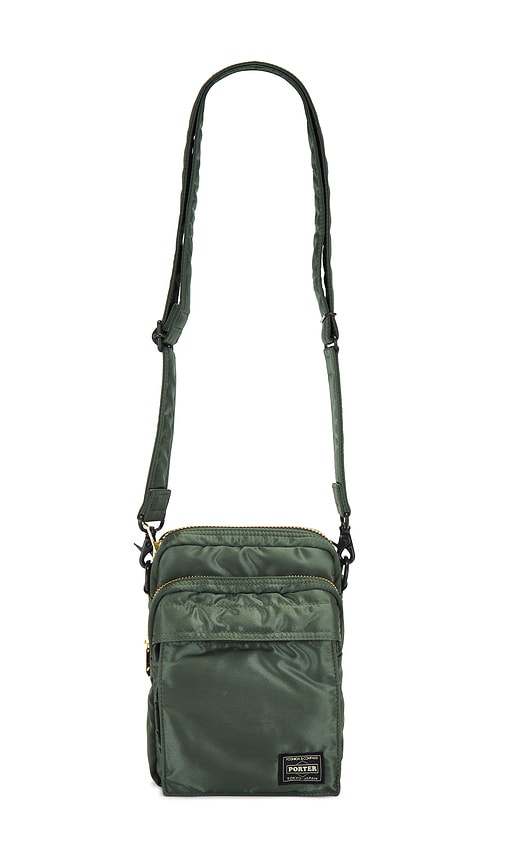 Shop Porter-yoshida & Co Tanker Vertical Shoulder Bag In Green