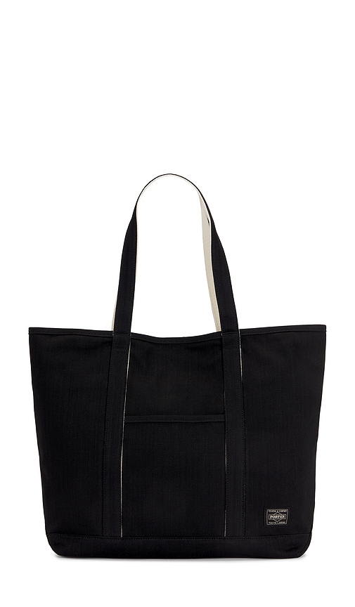 Porter-yoshida & Co Noir Tote Bag (m) In Black