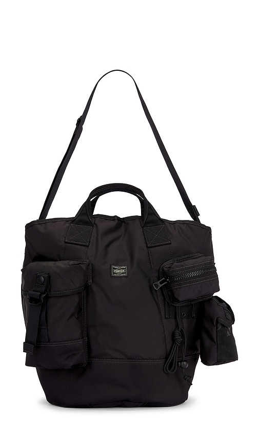 Porter-yoshida & Co All 2way Bucket Tote With Pouches In Black