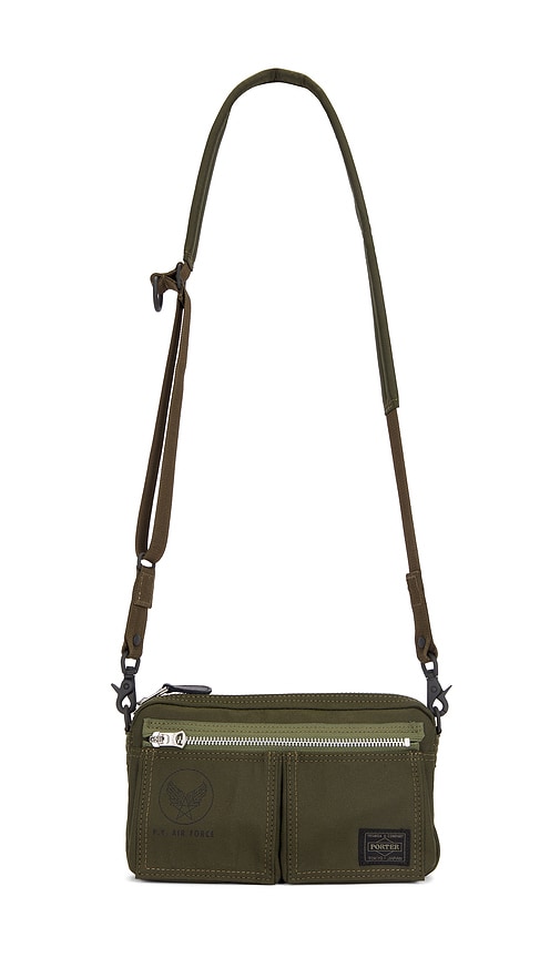 Porter-yoshida & Co Flying Ace 2way Shoulder Bag In Green