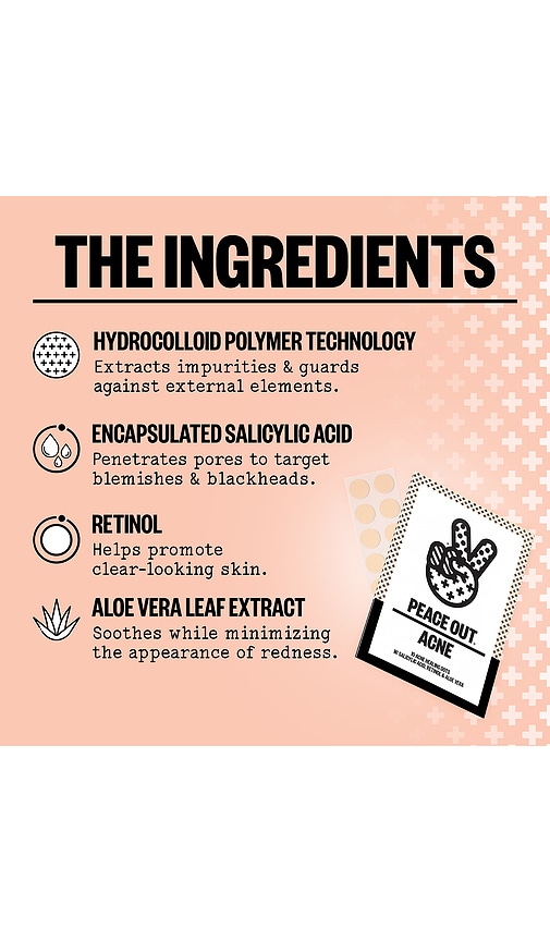 Peace Out Salicylic Acid Acne Healing Dots 20 Dots