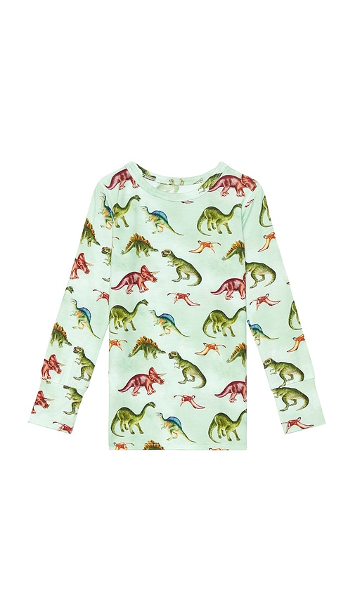 Posh Peanut Classic Pajama Set In Multi