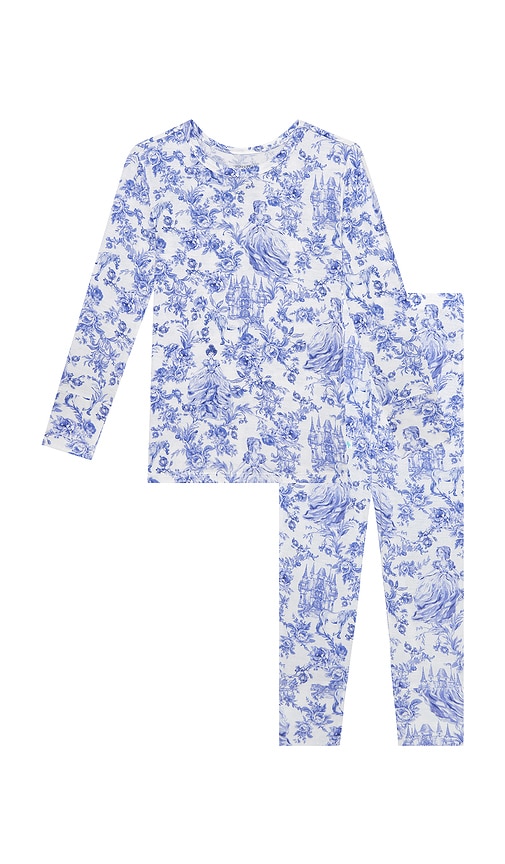 Posh Peanut Classic Pajama Set In Multi