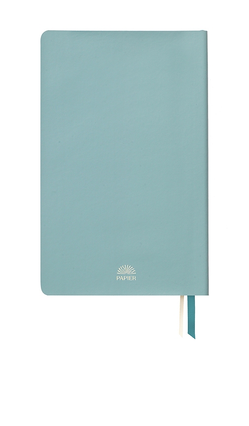  Papier Cuaderno Con Forro De Piel Sintética Suave, En Proceso De Elaboración Work En Progress Soft Faux Leather Lined Notebook En Color Azul Talla All 