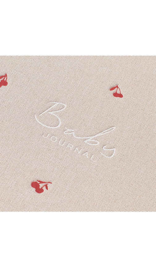  Papier Kirschen Baby-mappe-folio Cherries Baby Binder-folio In Cream. 