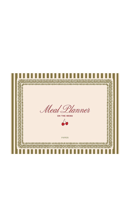 Papier Cherry Meal Planner
