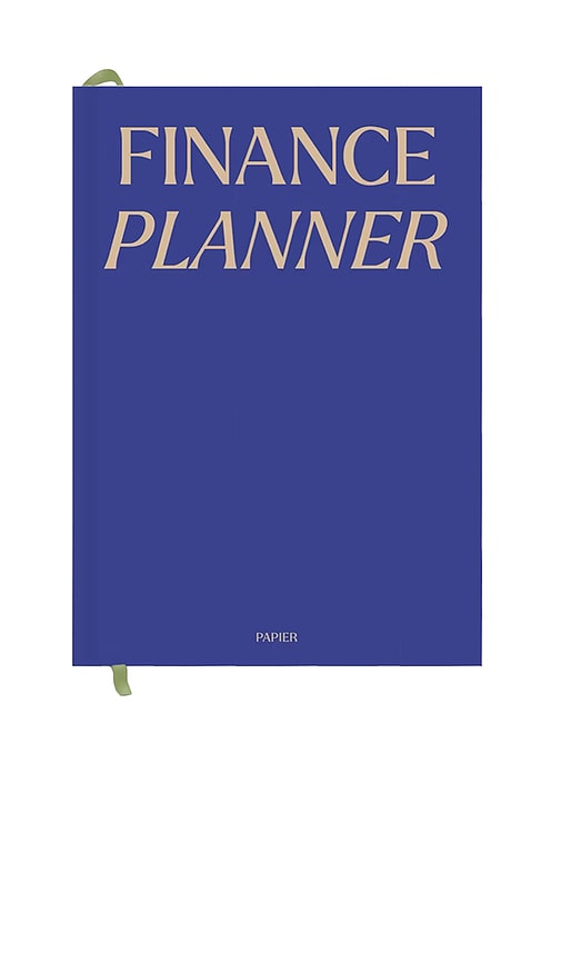 Papier Wonder Finance Planner Blue