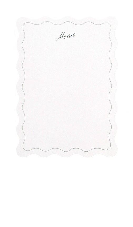 Papier Fruits Coupes Menu Set Of 20