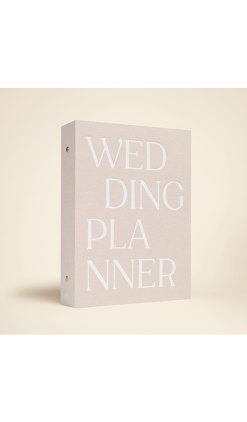 Papier Wedding Planner Binder Folio In Neutral