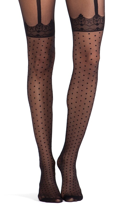 Spotty Mock Suspender Tight