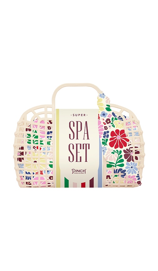 Pinch Provisions Super Spa Set in Beige.