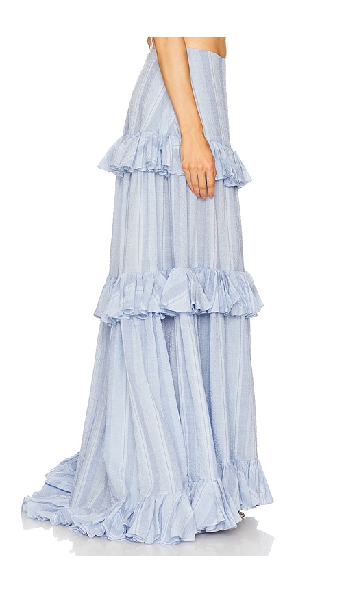  Prabal Gurung Maxirock Skirt In Baby Blue. Größe 0. Also In 6. 