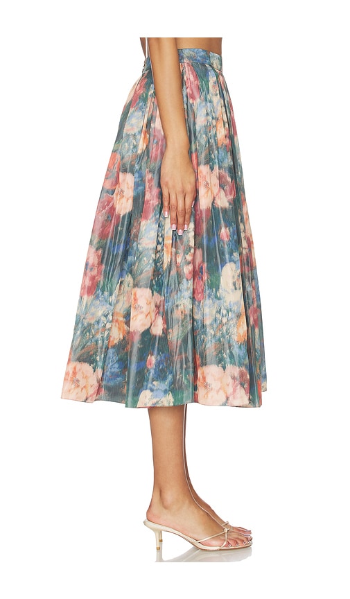  Prabal Gurung Rock Skirt In Blue,peach. Größe 4. Also In 6. 