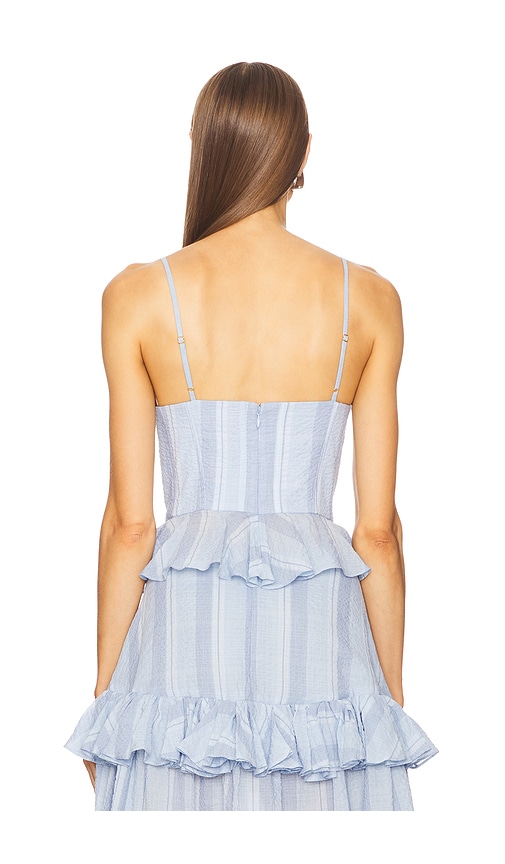  Prabal Gurung Trägerloses Top Top In Baby Blue. Größe 0. Also In 2, 6, 8. 