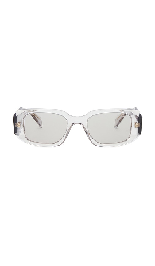 Prada Rectangle Sunglasses in Transparent
