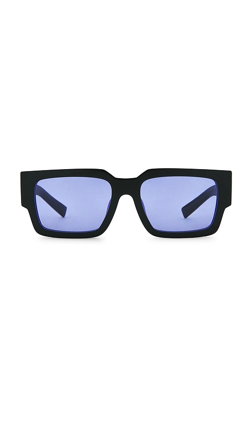 Prada Rectangular Sunglasses In Black