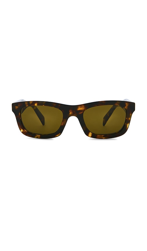 Prada Rectangular Sunglasses In Black