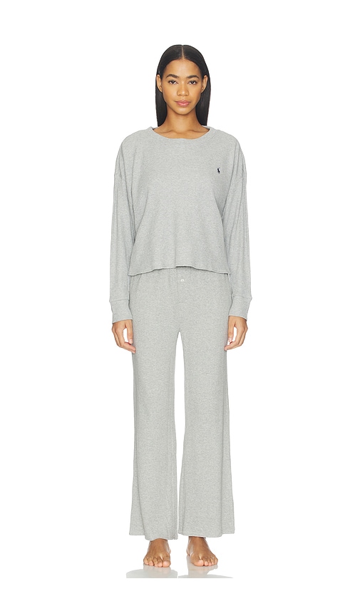 Polo Ralph Lauren Intimates Crew Neck Wide Leg Pant Set