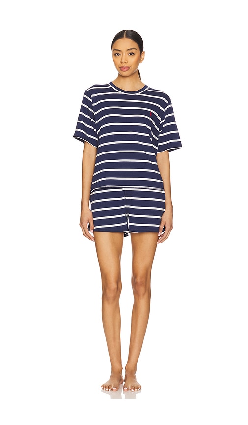 Polo Ralph Lauren Short Sleeve & Short Set In Sailing Stripe