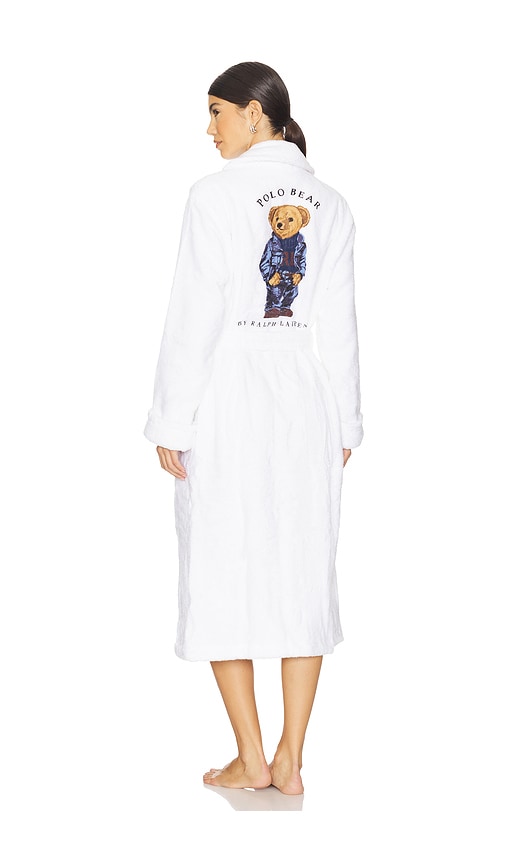 Polo Ralph Lauren Bear Back Robe In White