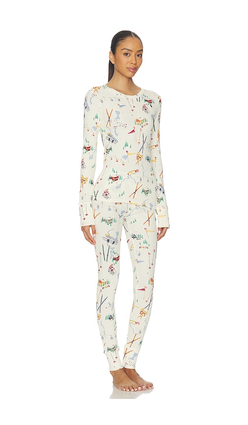 Polo Ralph Lauren Henley Pajama Set In White