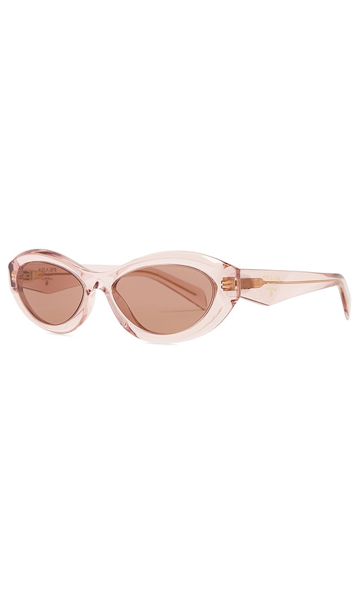 Shop Prada Cat Eye Sunglasses In 粉色