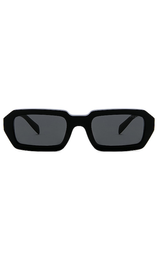Prada Rectangular Sunglasses in Black