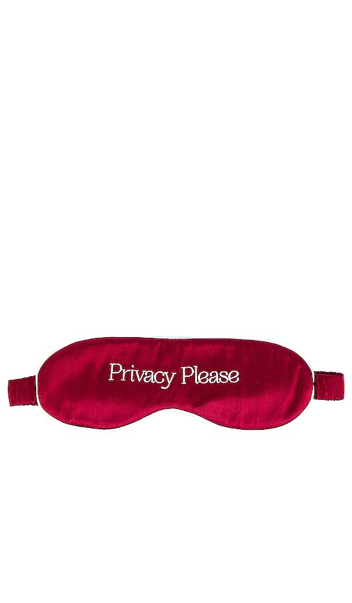 Privacy Please Estelle Eye Mask in Merlot