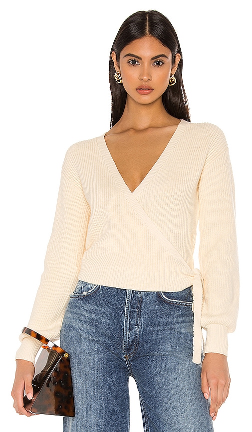 tan wrap sweater