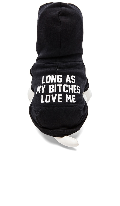 Love Me Dog Hoodie - White