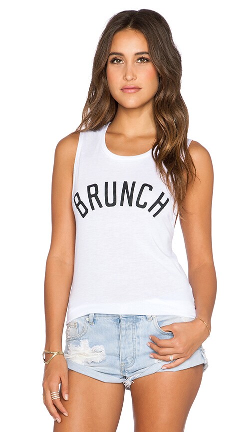 Private Party Brunch Tank in White