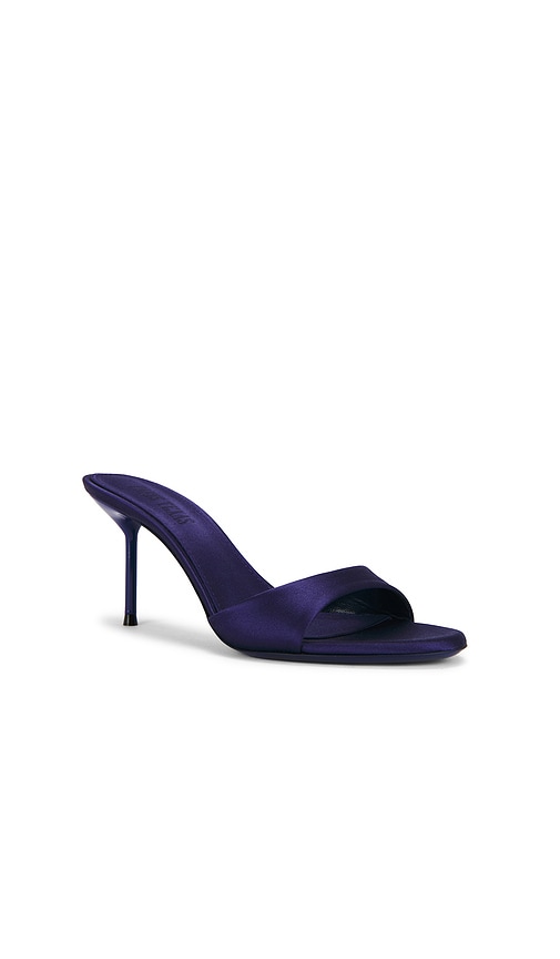 Paris Texas Navy Lidia Mule 70 Heeled Sandals In Multi