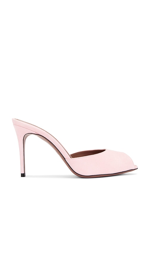 Paris Texas Vera Open Toe Mule Heel 85 In Pink